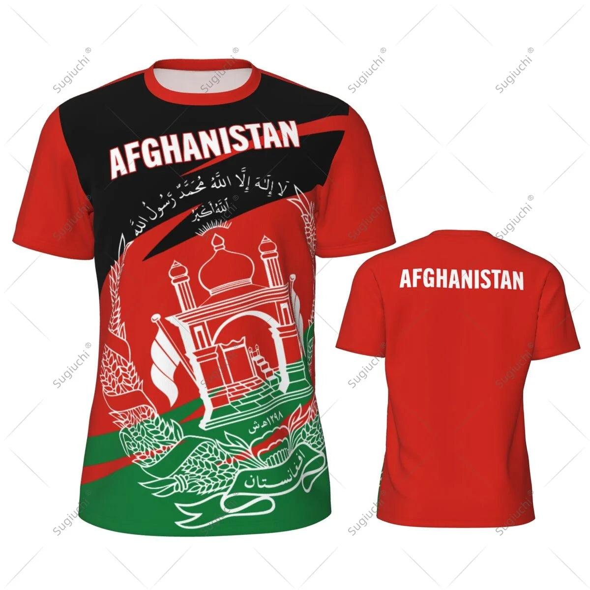 Afghanistan Flag Men Sports T-shirt