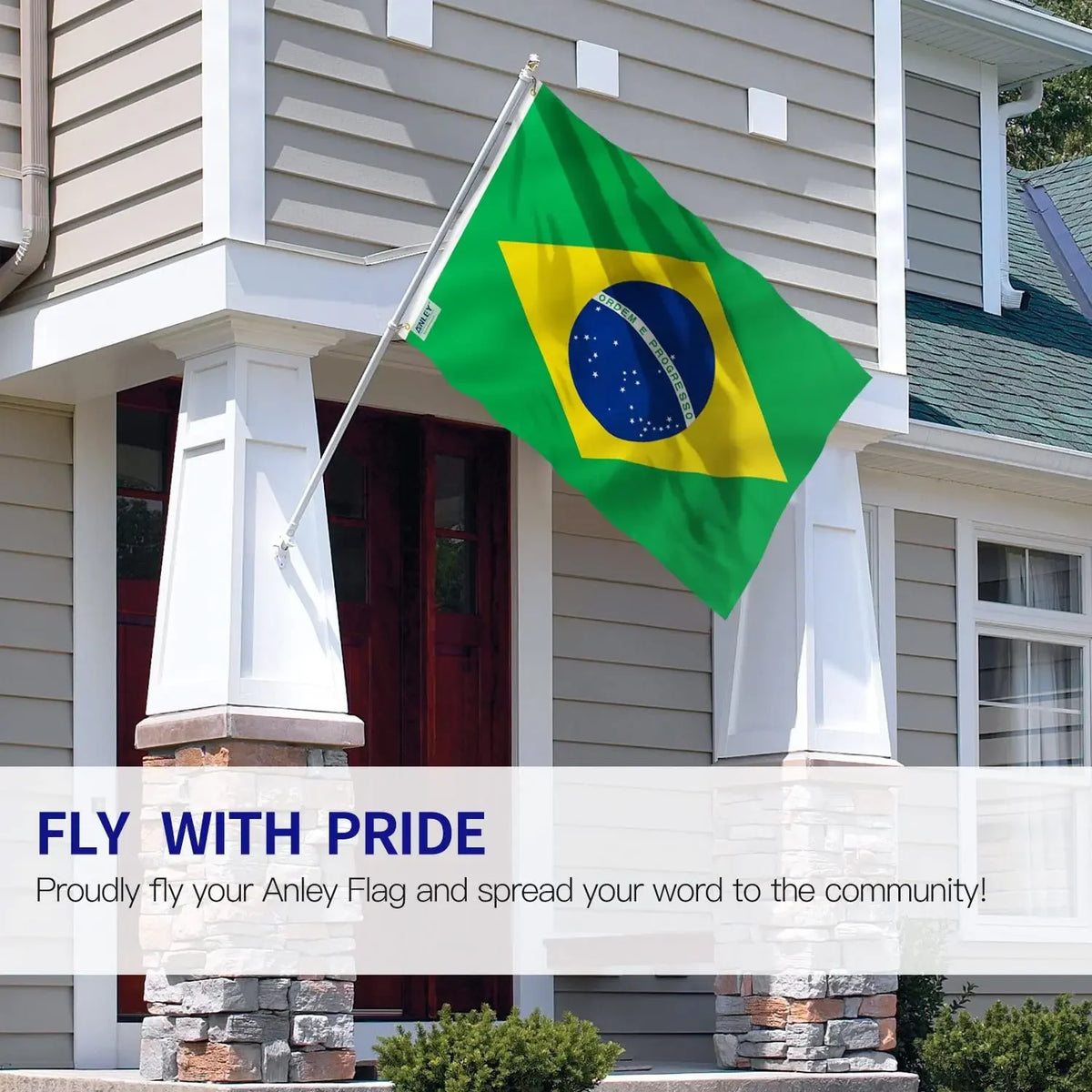 Brazil Flag Banner for Events