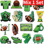 10/12PCS  Wholesale Embroidery Patches Rugby for Clothing