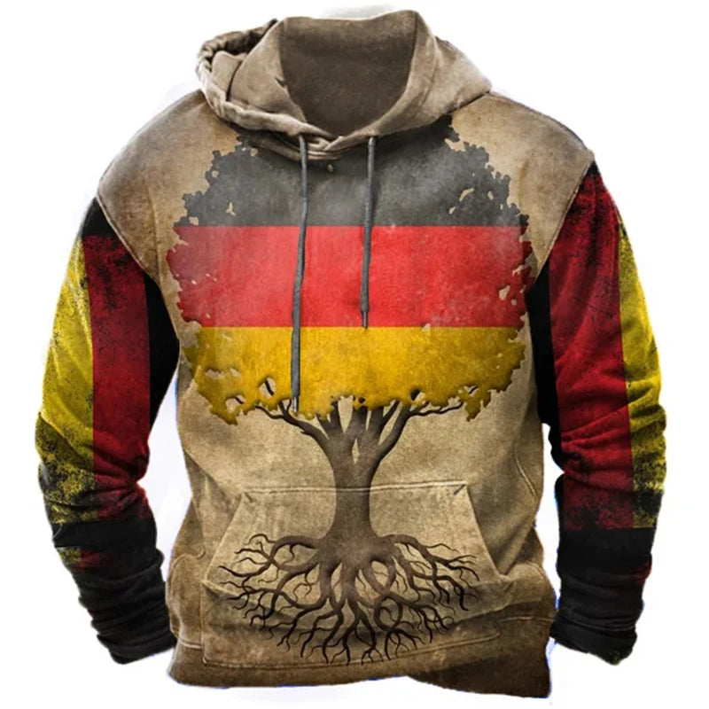 Vintage Germany Flag Hoodie