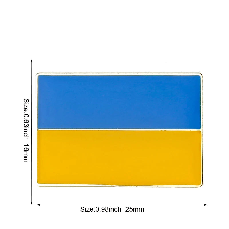Ukraine Flag Laple Pin Badge