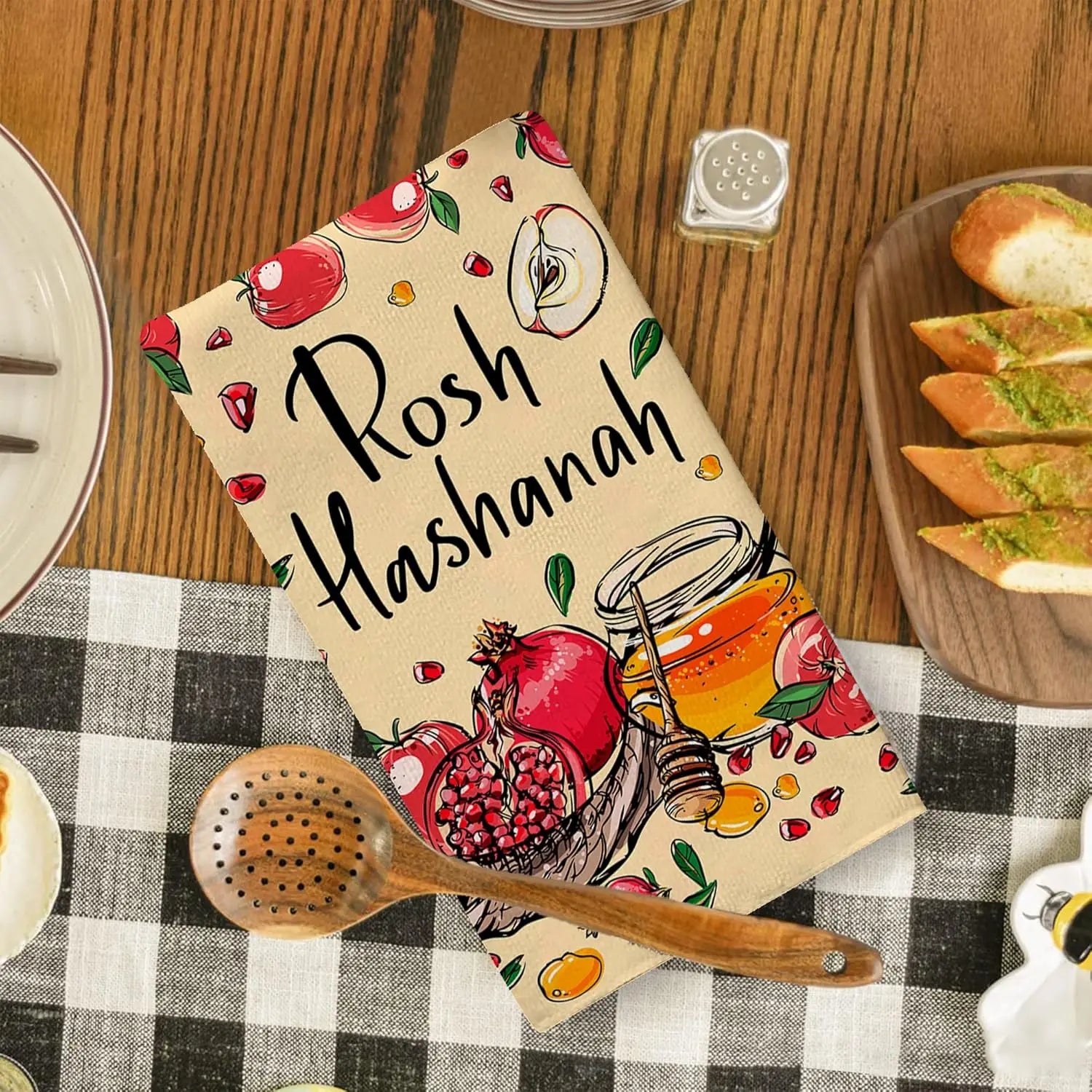 Rosh Hashanah Decorations Kitchen Towels