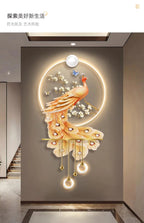 Modern Luxury Peacock Porch Light