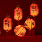 Chinese lamp LED Glowing classical red paper lantern
