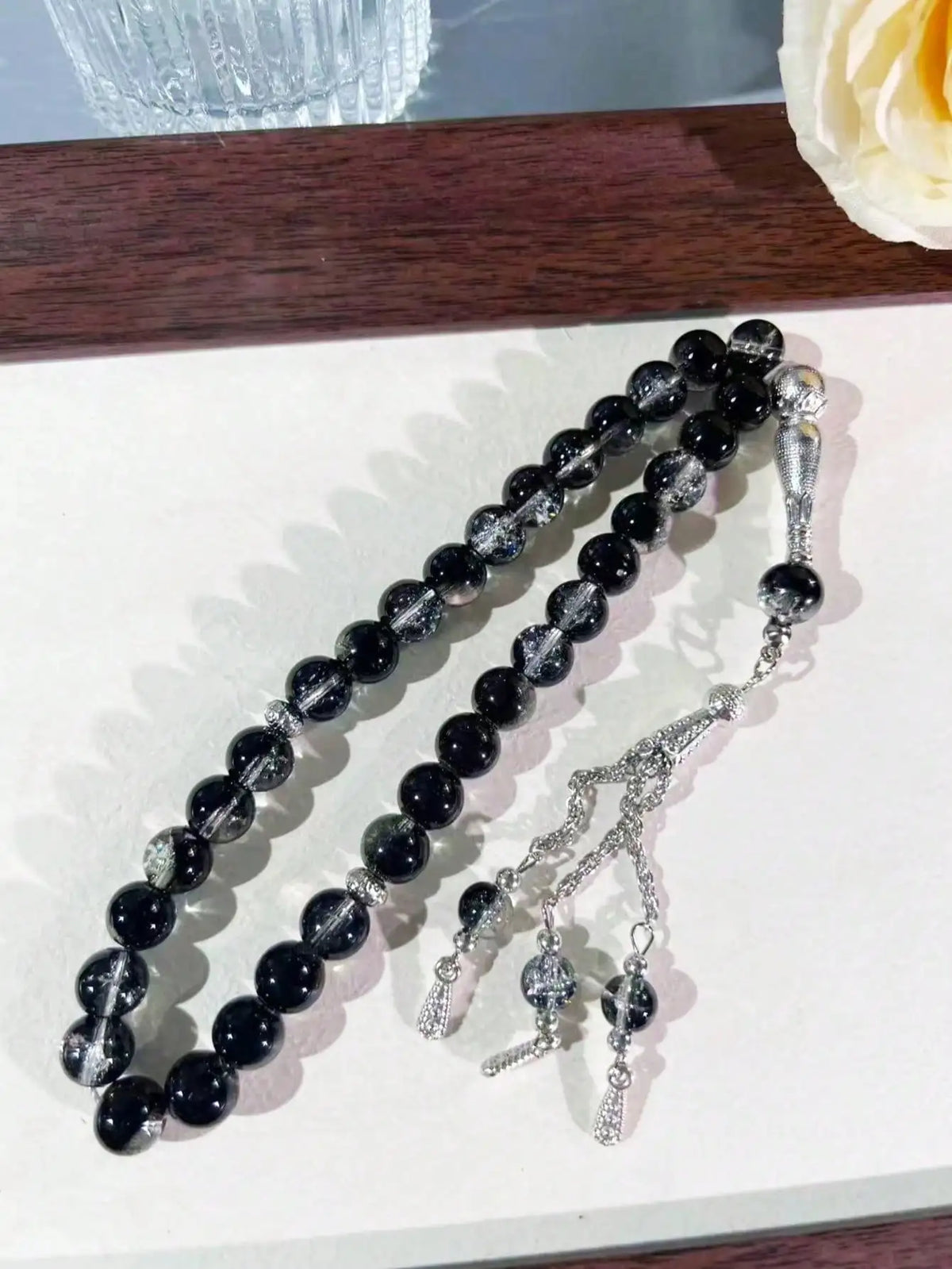 Cracked Glass Beads Tasbih