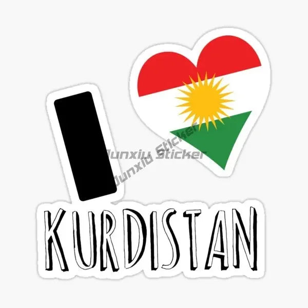 Kurdistan Flag Car Stickers