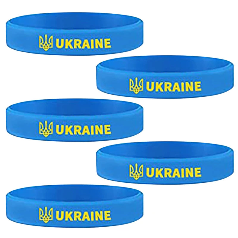 Ukraine Country Flags Wristband