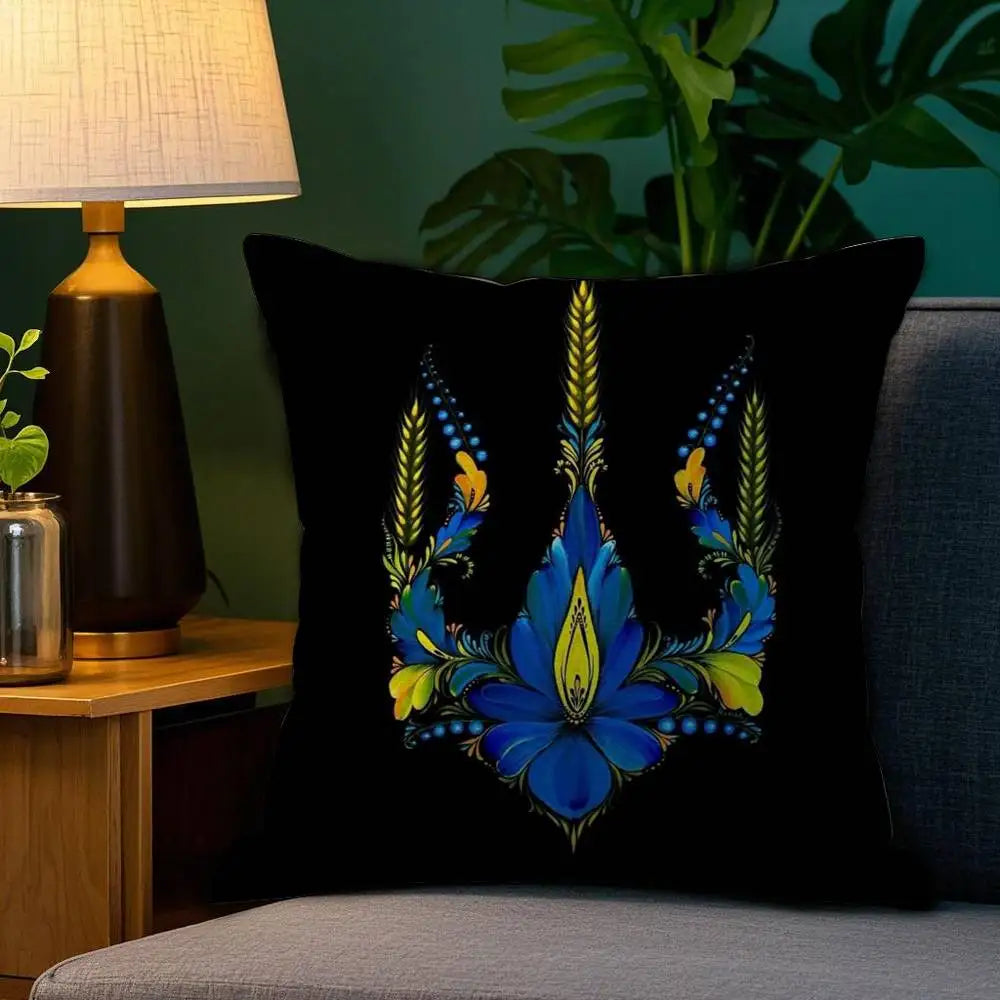 Ukraine Flag Aesthetic Pillow Case