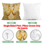 Golden Peacock Pillowcase
