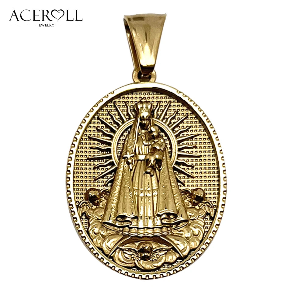 Pendant of Our Lady of Charity Medal