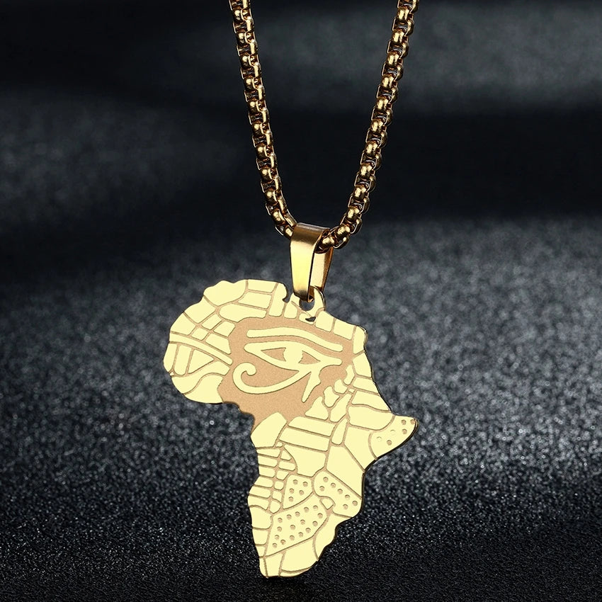 Engraved Star Pendant Necklace