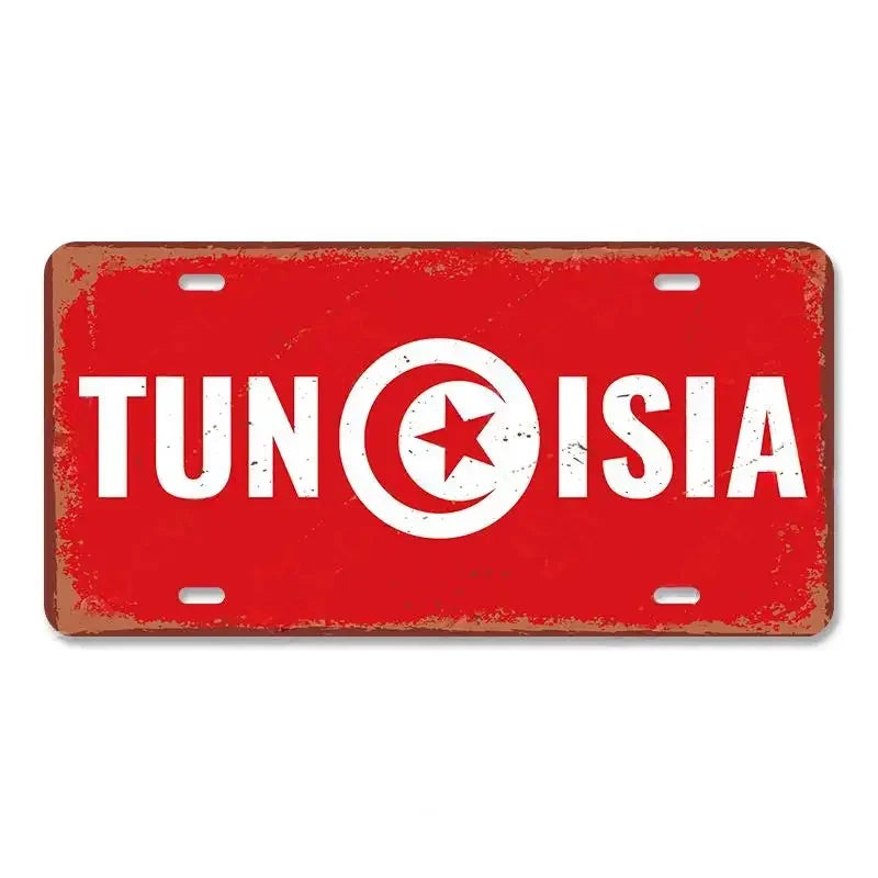 Myanmar Flag Aluminum Sign – Vintage Wall Decor