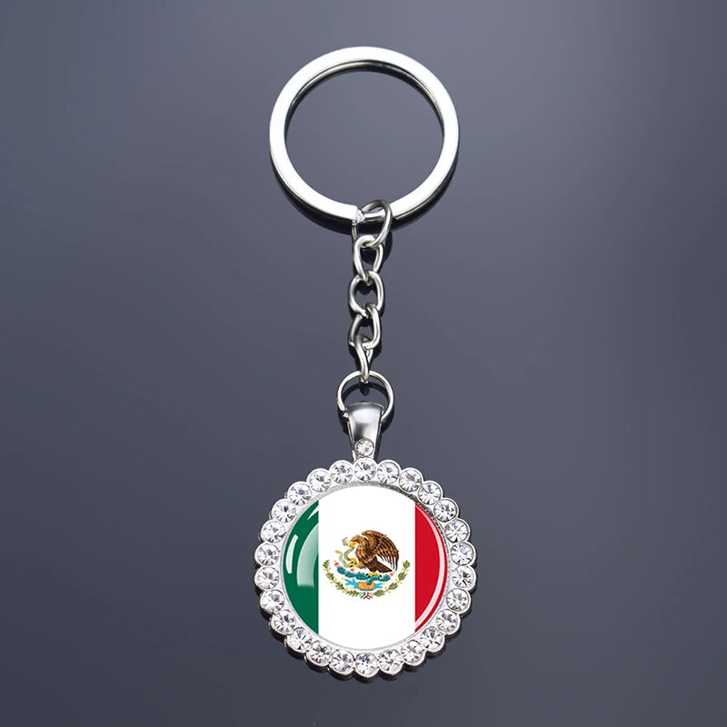Mexico Flag Keychain