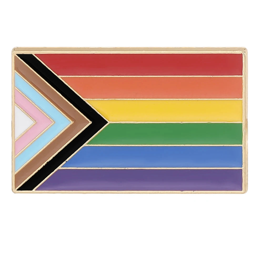 Rainbow Theme Design Love Enamel Brooches Pride To LGBTQ