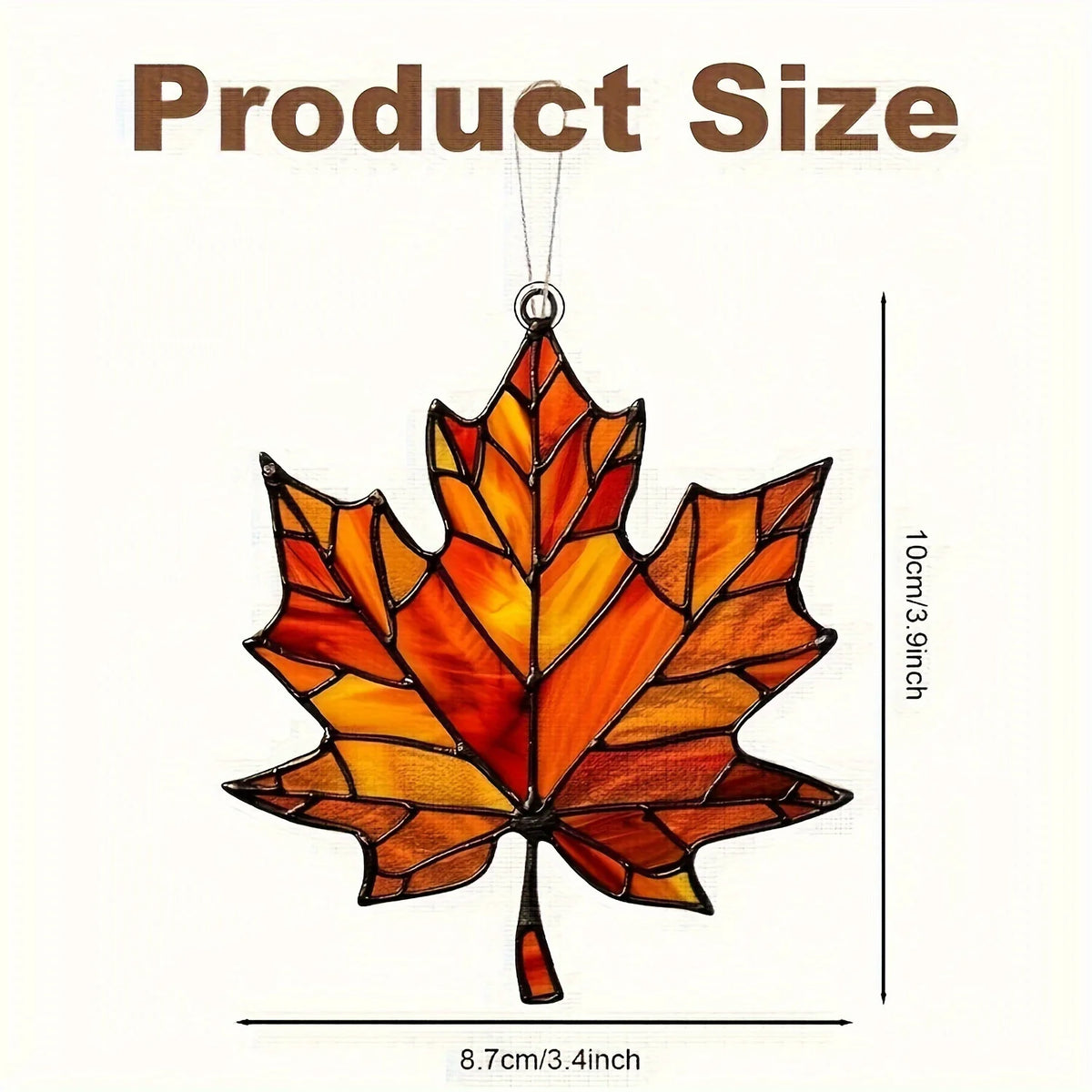 Maple Leaf Suncatcher
