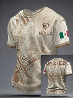 Men Mexico 3D  Print Soccer Jersey T Shirt