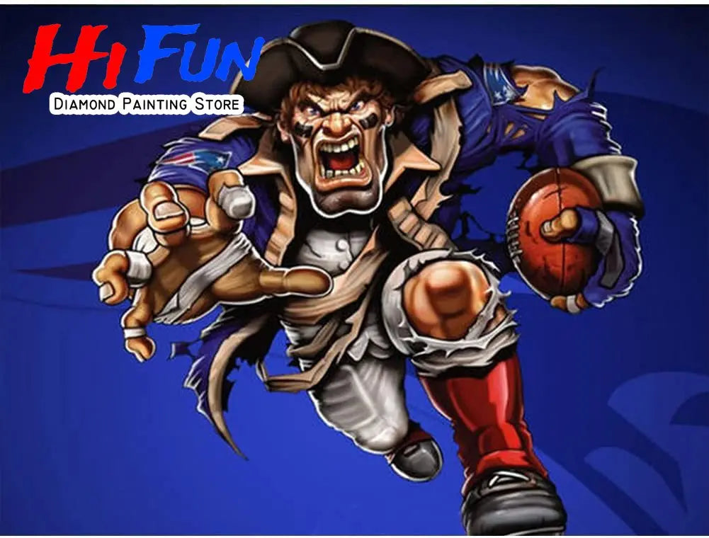 DIY Diamond Painting Football Team