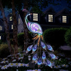 Peacock Solar Garden Light