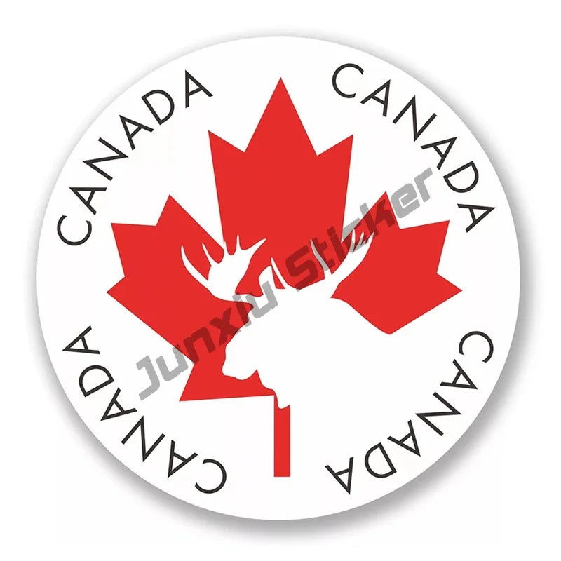 Canada Flag Sticker Map Skull Stickers Canadian Vinyl Decal Canada Maple Car Motorcycle Logo Decal Laptop Phone Tablet PVC Decor