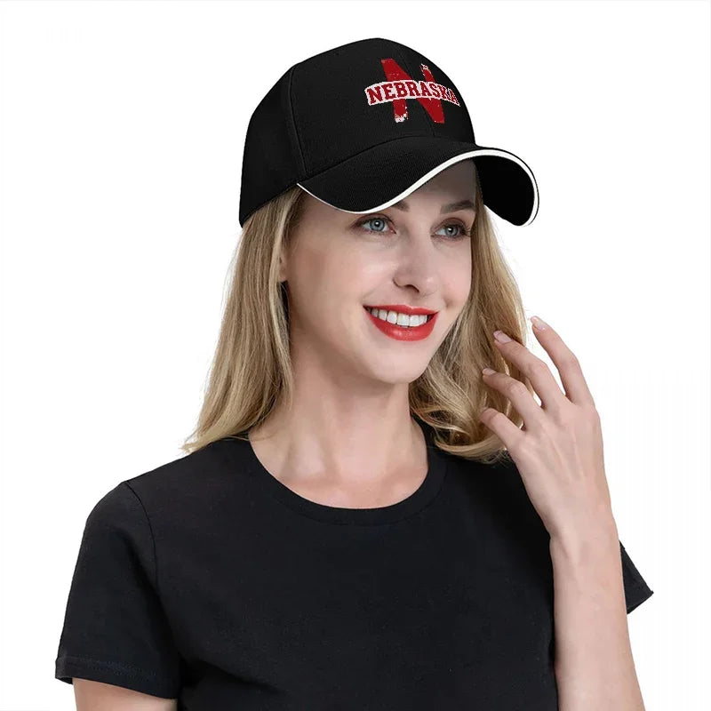 Nebraska Cornhuskers Black Baseball Cap