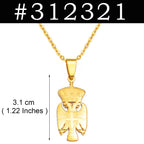 Serbia Eagle Pendant Necklace – Stainless Steel