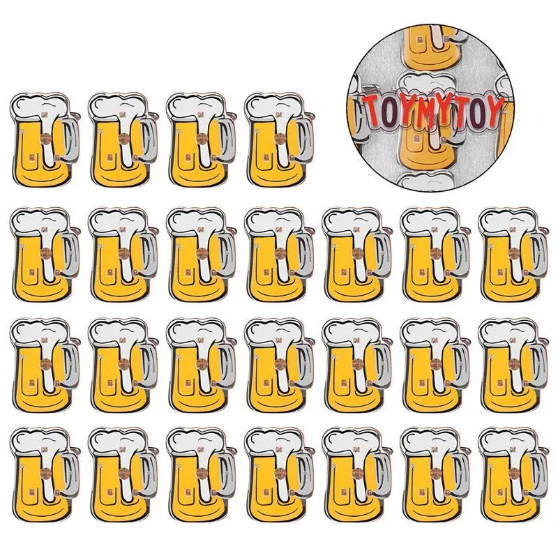 10pcs LED Brooches Pin Beer Mug Oktoberfest Pin