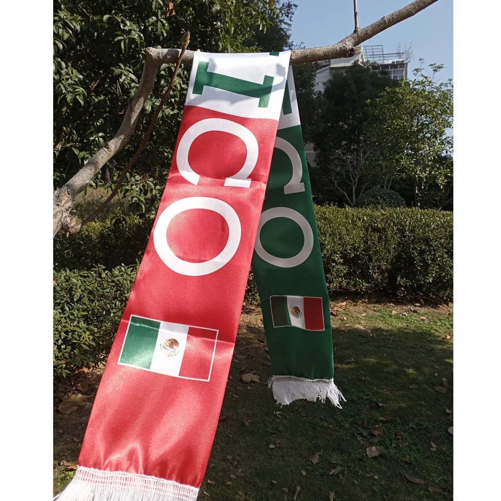Mexico Flag Scarf