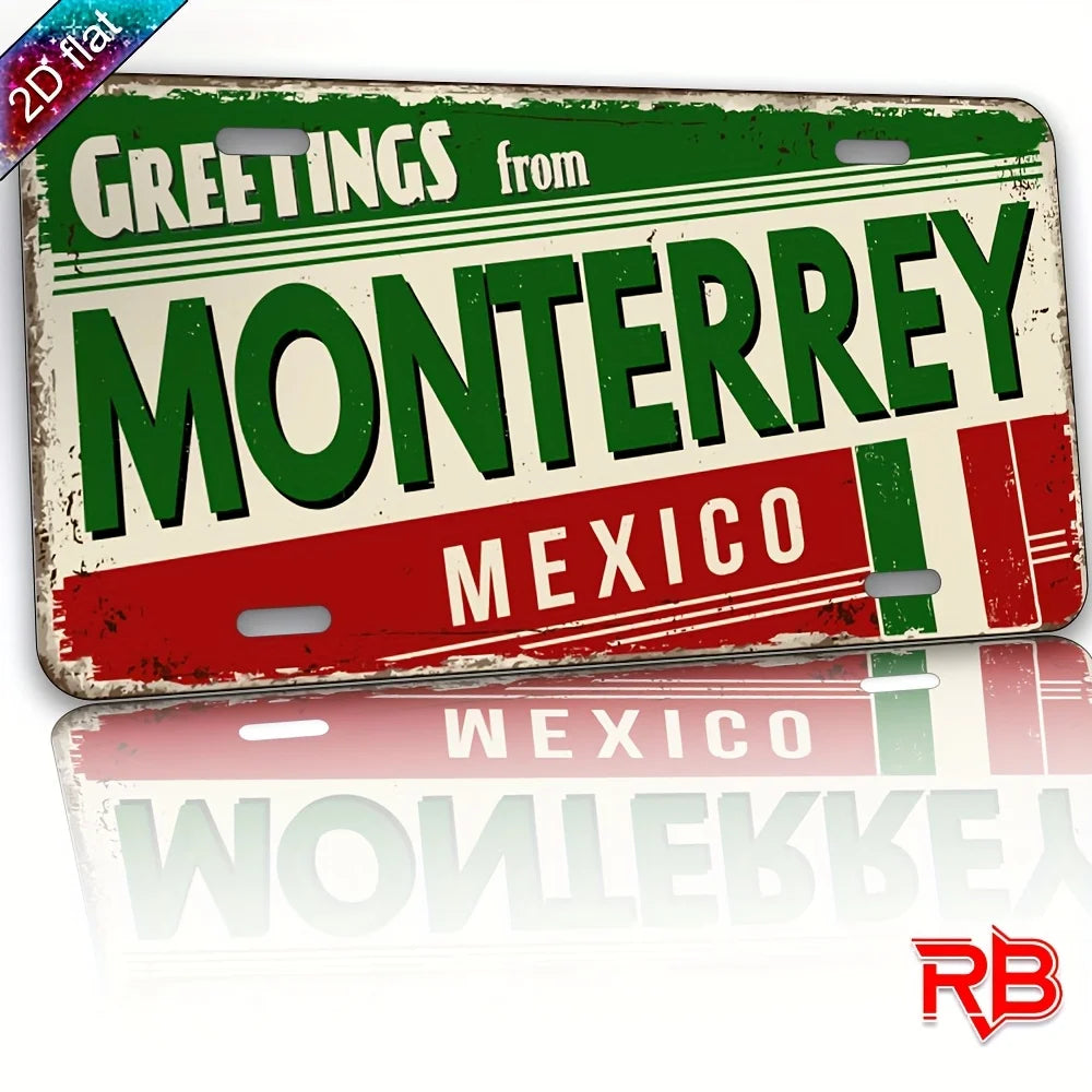 Monterrey Metal Sign