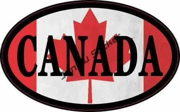 Canada Flag Sticker Maple Leaf Shaped Canadian Love Native Tablet Flag Vinyl Decal Sticker for Cars Laptop Phone Walls Windows