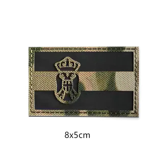 Serbian Flag Patch