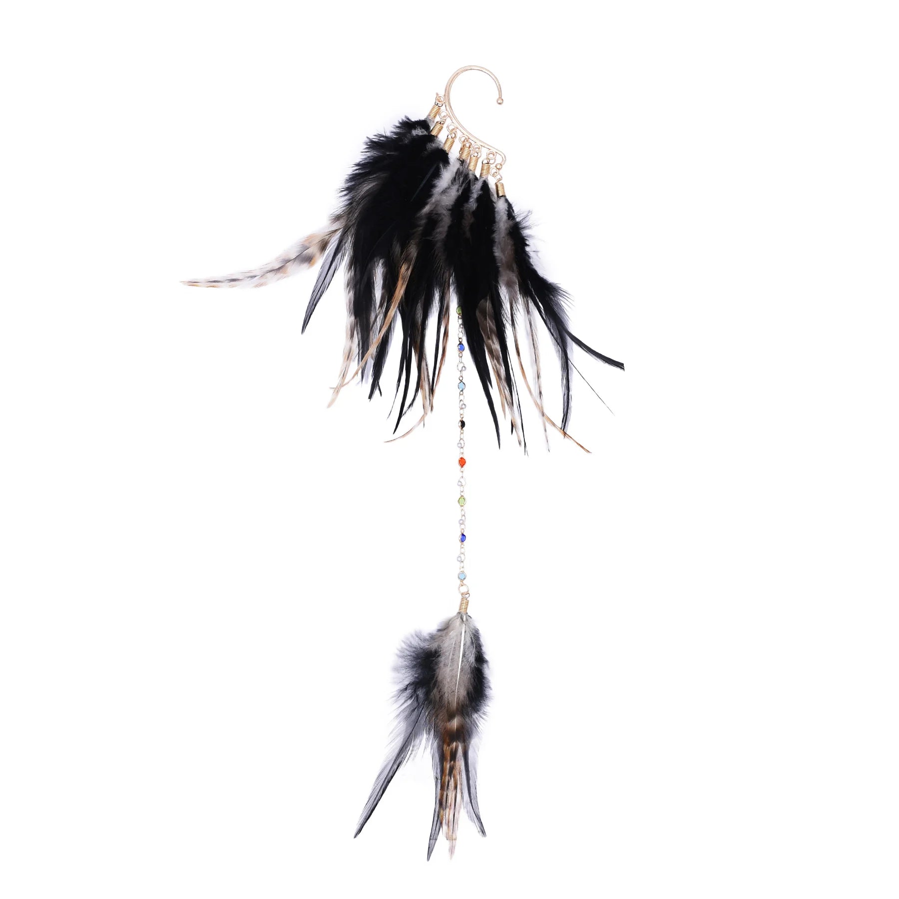 Bohemian Ethnic Style Feather Drop Earrings