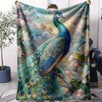 Peacock Throw Blanket
