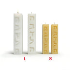 Silicone Candle Mold Hebrew Letters