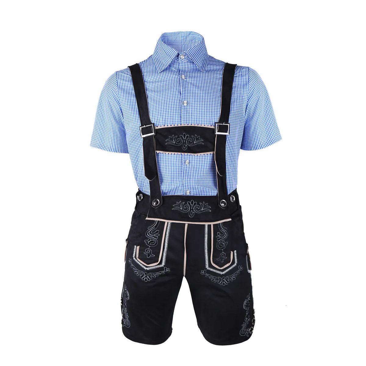 Men German Oktoberfest Lederhosen Costume