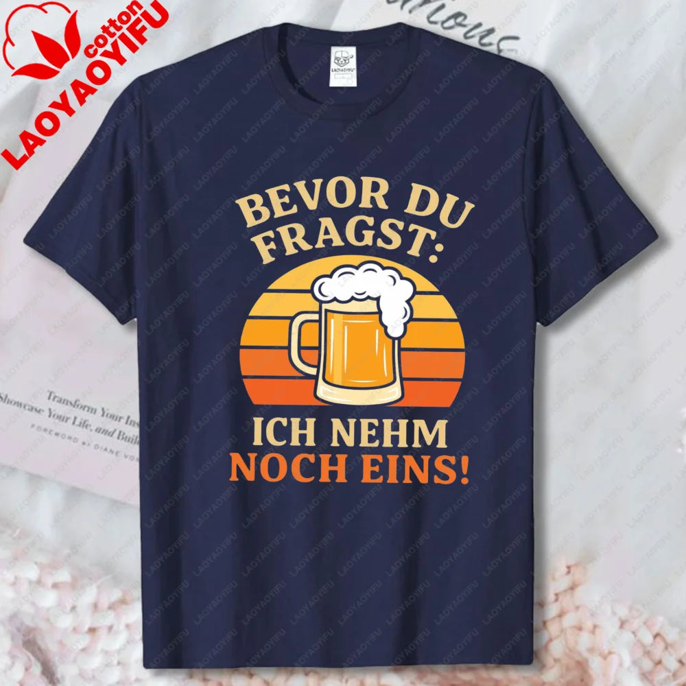 Trendy Saying T-shirts in German Beer & Oktoberfest