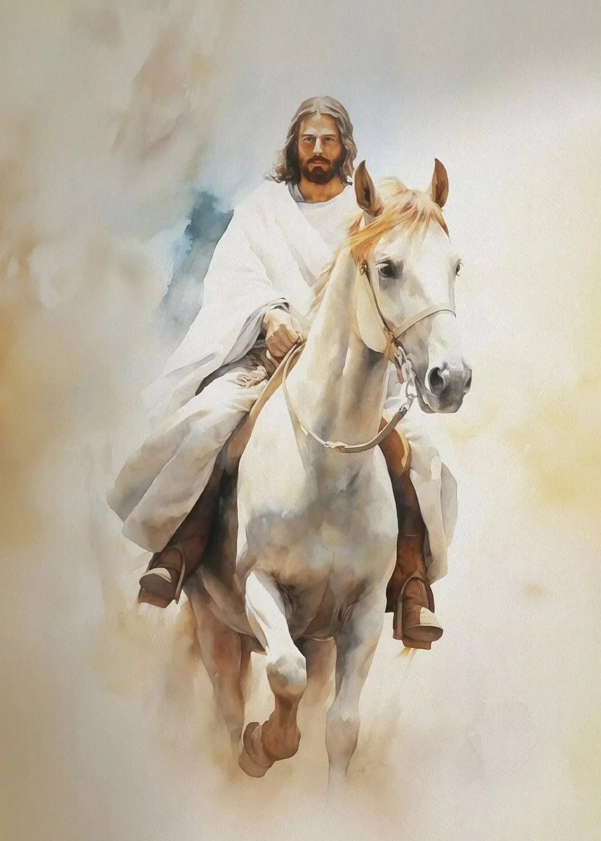 Jesus and The Cross Jesus Poster