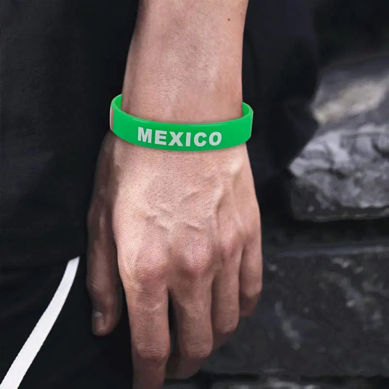 Mexico Flag Bracelets