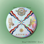 Assyrian Colossal Lamassu Flag Custom Badges
