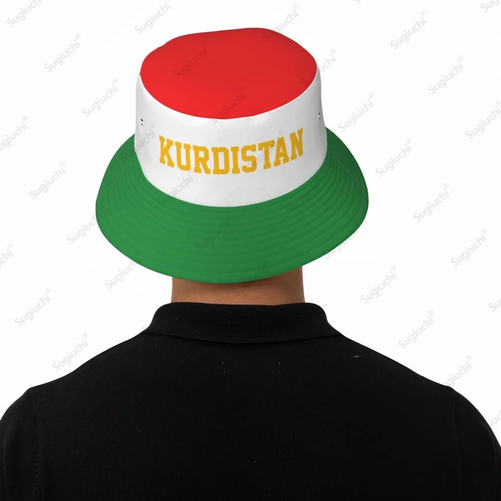 Kurdistan 3D Flag Men Women Bucket Hat