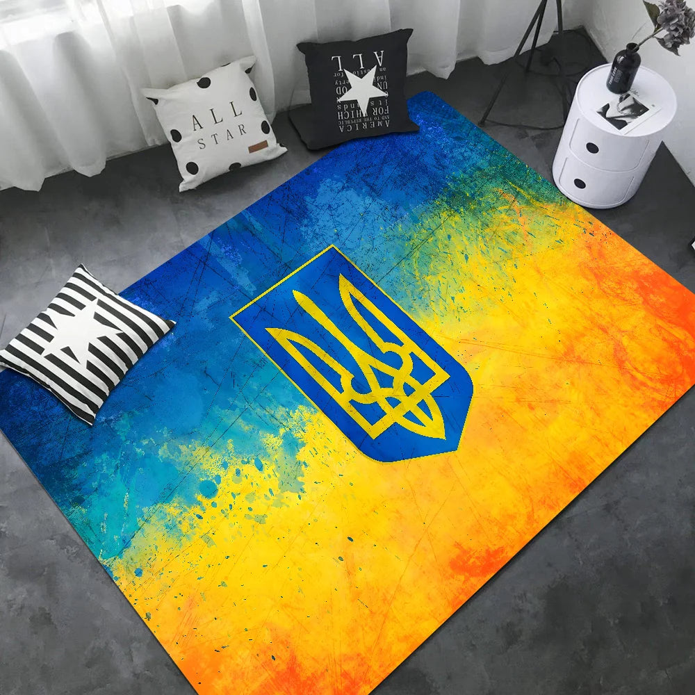 Ukraine Flag Entrance Door Mat
