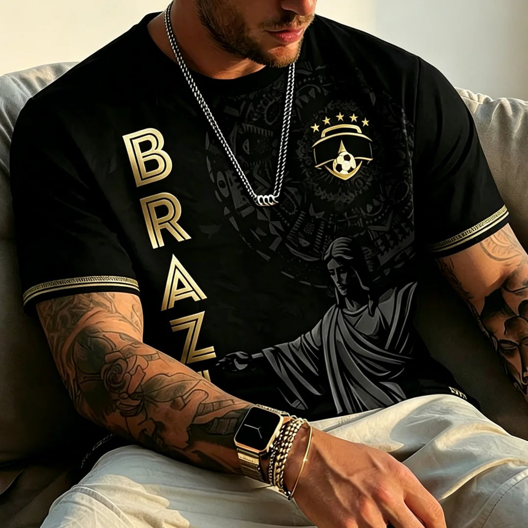 Brazil Jesus Soccer Jersey Unisex Top