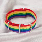 Trendy LGBT Rainbow Strap Braided Bracelet