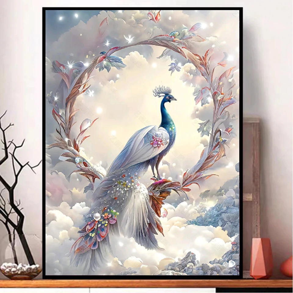 Fantasy Peacock Painting