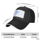 Cold War Veteran Military Ribbon Embroidered Baseball Cap