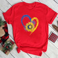 Ukraine Flag Sunflower