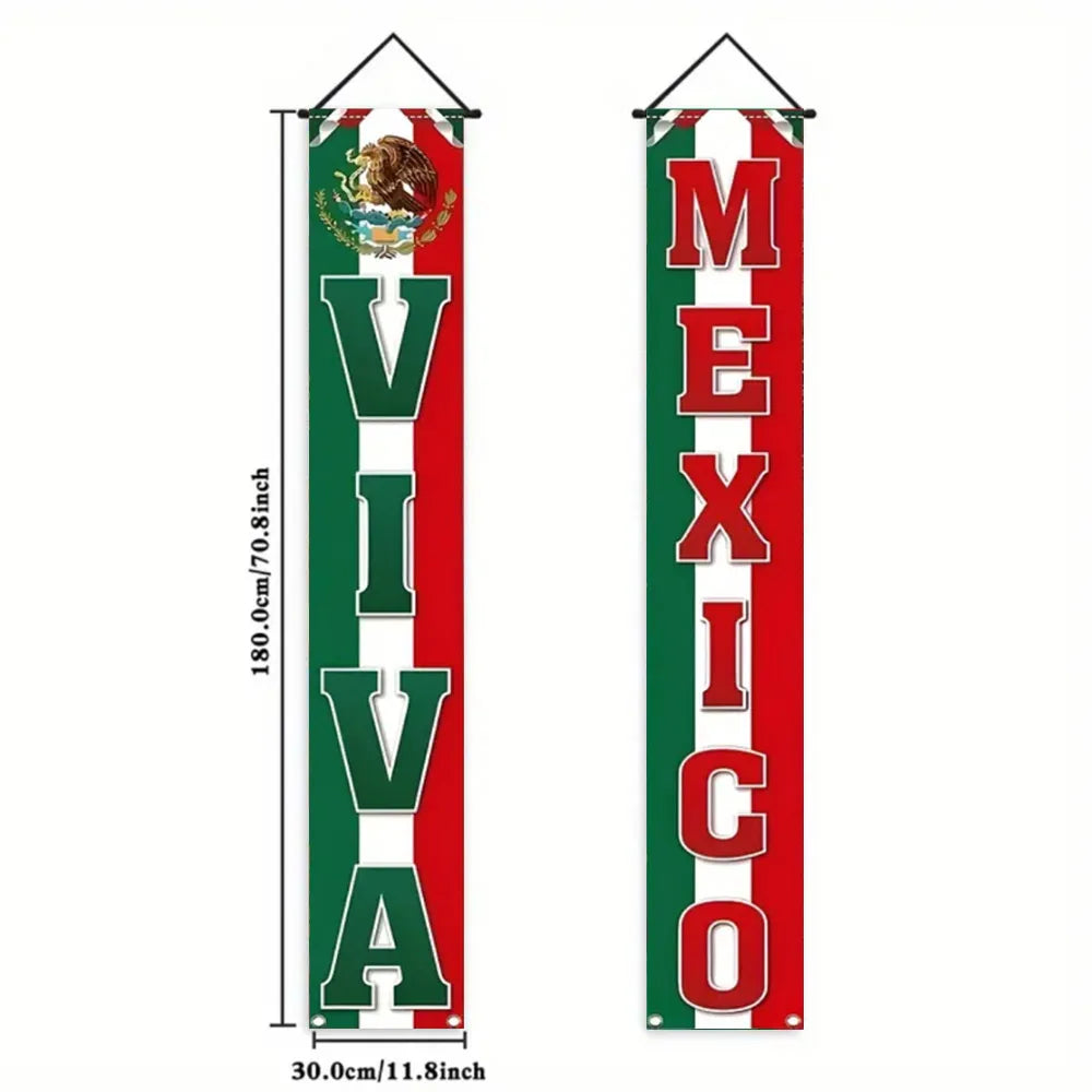 Viva Mexico Independence Day Banner