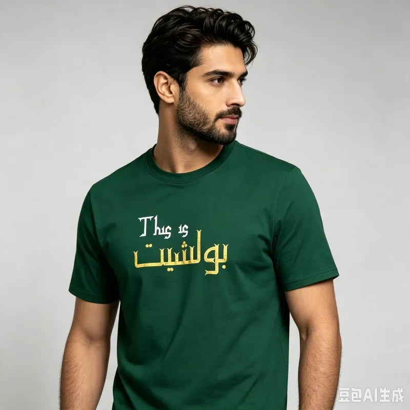 Men Arabic Calligraphy Funny T-Shirt