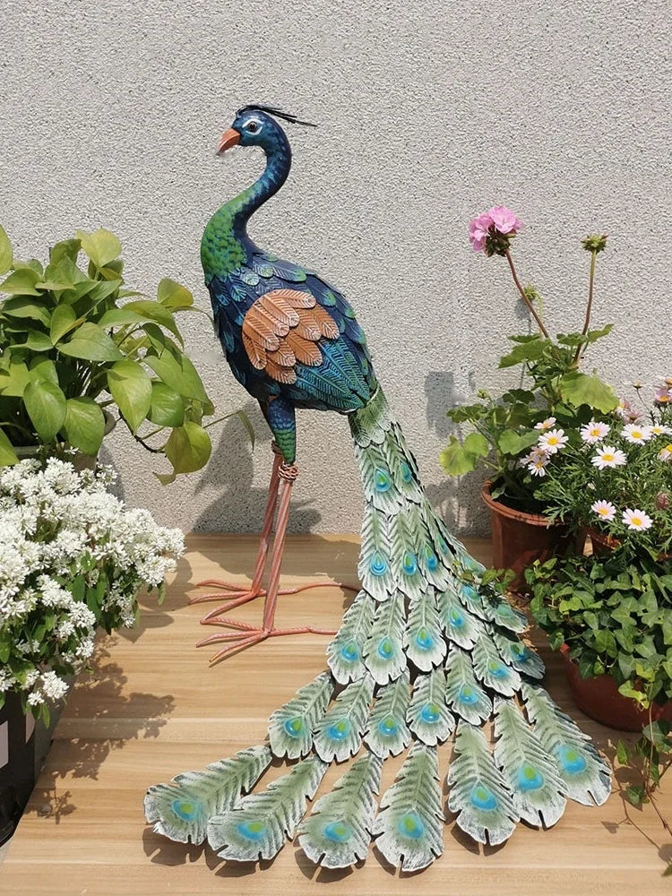Peacock Outdoor Garden Courtyard Decoration
