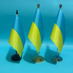 Office Desk Small Flag of Ukraine