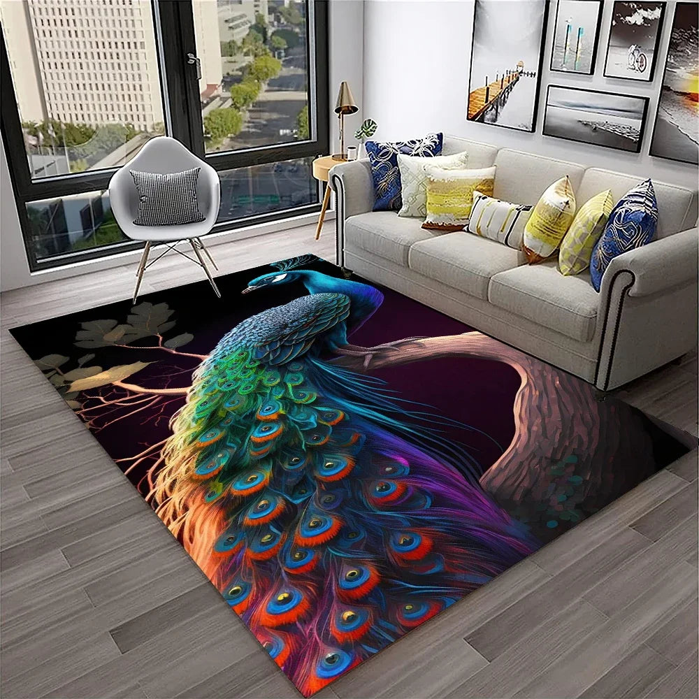 Peacock Rug Doormat